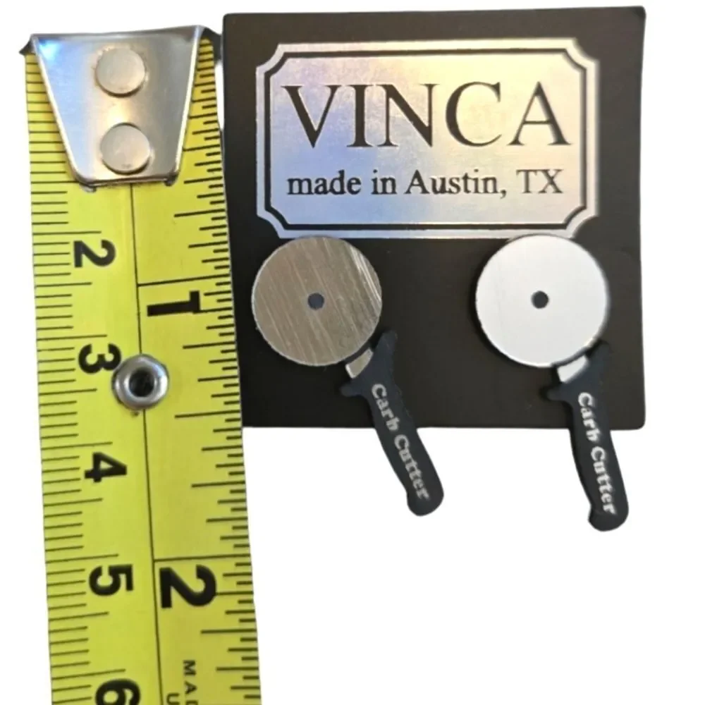NIP VINCA PIZZA CUTTER EARRINGS WITH 